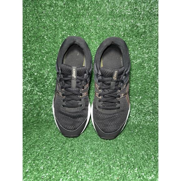 ASICS Gel-Contend Womens Size 7 Black Athletic Sneakers Running Shoes 1012A570 - Picture 7 of 9